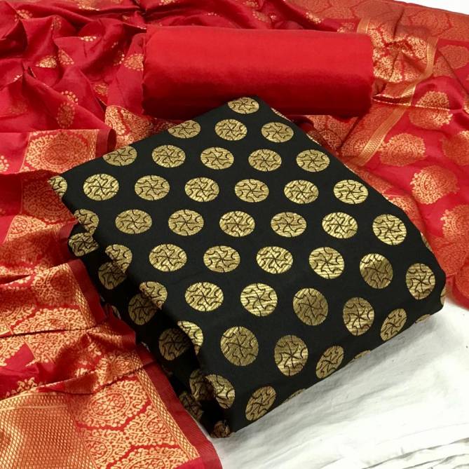 Banarasi Silk 63 New Designer Fancy Ethnic Wear Dress Material Collection